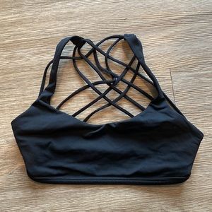 Lululemon black sports bra